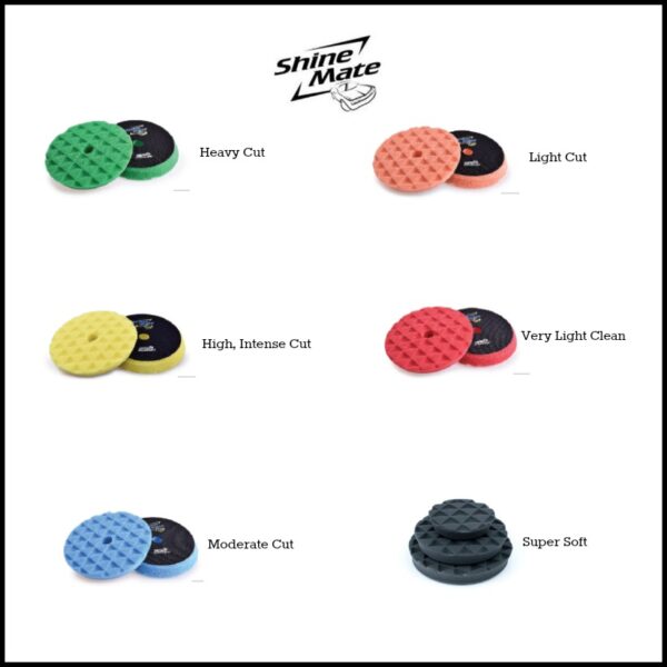 shinemate diamond foam polishing pads