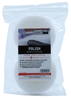 Valet Pro Polish Applicator, white