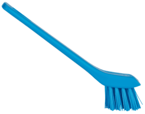 Vikan Detail Brush with Scraping Edge, 150 mm, Hard, Blue