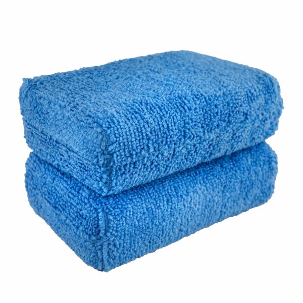 Chemical Guys Workhorse Microfiber Applicator - 2PK ( blue )