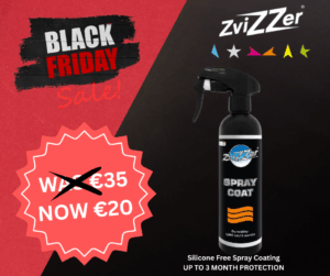 Black Friday Zvizzer Spray Coat, (Silicone free spray coating)